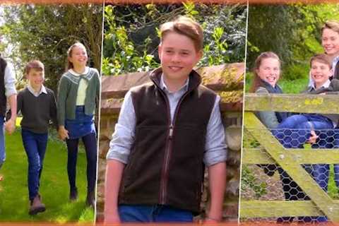 Royal Fans Stunned By George's Rare Birthday Video With Charlotte &amp; Louis In Sweet Birthday..