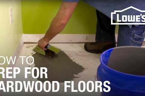 How to Prep Subfloor for Hardwood