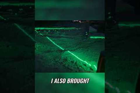 Laser Leveling Intex above Ground Pool site #pool #poolbuild #intexpool #diy