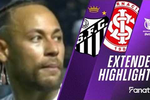 Santos vs. Internacional 1 - 2 I Game Highlights I Brasileirão 2025