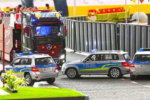 Ultra RC Car + Van Collection / Fire Fighting Rescue Vehicles Ambulance + Police Cars + Fire Trucks