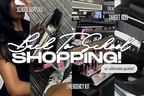 BACK TO SCHOOL SUPPLIES SHOPPING + HAUL | *senior year edition*