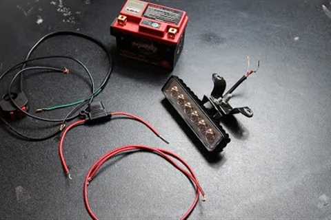 How To Wire ON OFF Switch to light EASY! Atv Dirt Bikes Boats Utv Motorcycles