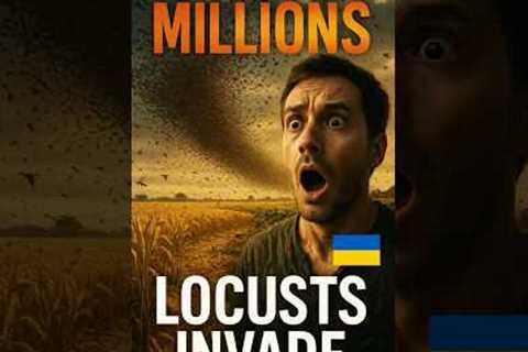 MILLIONS of Locusts INVADE Ukraine - Global Food Crisis Alert! 🦗 #ukraine  #locustswarm