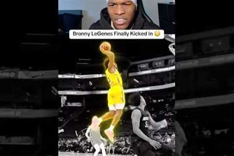 Yall really made Bronny unlock his potential 😂🔥 #basketball #nba #dunk #lebronjames #bronny