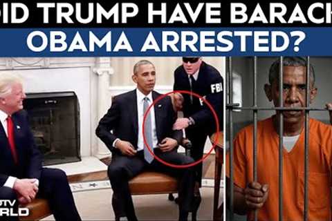 Obama AI Video | Trump Shares Video Of Barack Obama Getting Arrested, But There's A Catch To It
