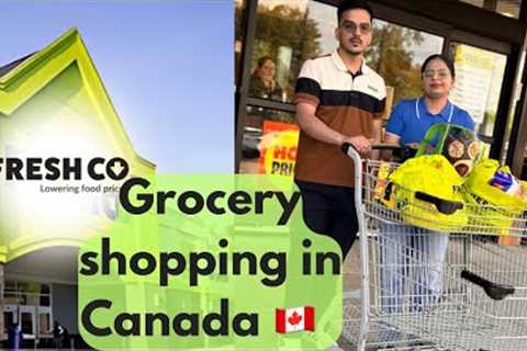 Grocery shopping in 🇨🇦| Grocery shopping from Walmart, freshco | Indian grocery in 🇨🇦. Punjabi..