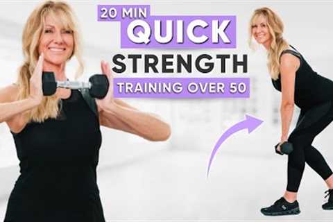 Strength Training At Home For Women Over 50 | Full Body Workout!