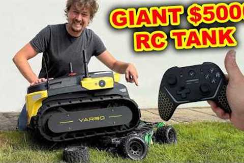 Worlds Biggest RC Tank - You won't believe what it can do - meet Yarbo