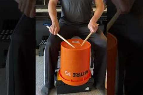 Drumming first time, without drums, self learning to play drum