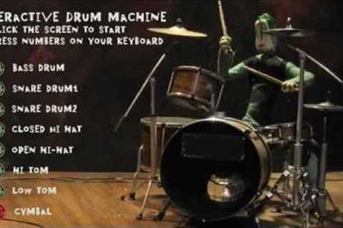 Interactive YouTube drum machine