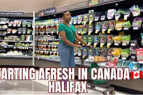 STARTING AFRESH IN CANADA 🇨🇦2 + HUGE GROCERY SHOPPING + HOUSEHOLD ITEMS HAUL.