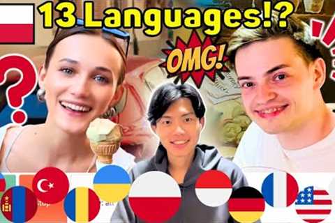 Speaking 13 LANGUAGES in Poland – Their Reactions Were INSANE! 🇵🇱