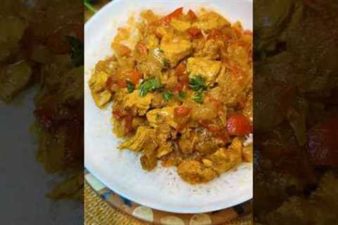 Delicious Chicken breast with rice and vegetables
