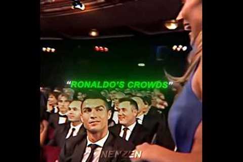 Ronaldo's Aura When Crowd Reacts During Show 🔥🤯