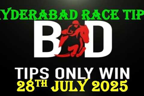 HYDERABAD RACE TIPS | 28/07/2025 | HORSE RACING PREDICTION | HYDERABAD HORSE RACE | (@TIPSONLYWIN)