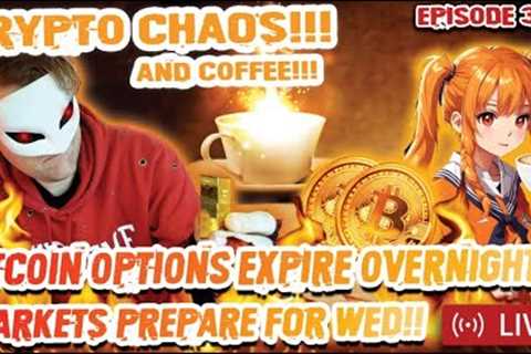 Crypto Otaku - CRYPTO CHAOS! 116K BITCOIN! OPTIONS EXPIRED TODAY!!!  MORNING CHAOS! [Episode 350]