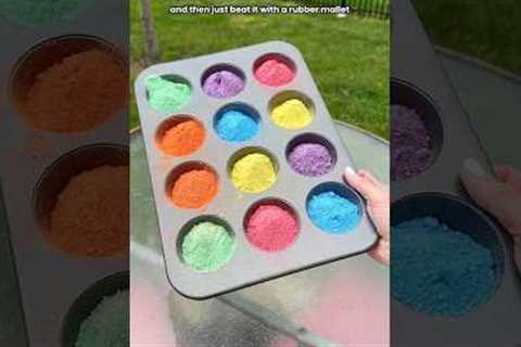 You gotta try this 🎨 #outdooractivities #outdooractivitiesforkids #kidactivity #toddleractivities