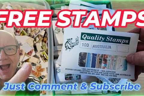 I’m Giving Away 50 Envelopes Full of Stamps!