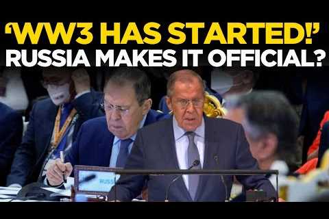 BREAKING NEWS LIVE | Russia DECLARES... WW3 Has Begun | West on High Alert | Times Now World
