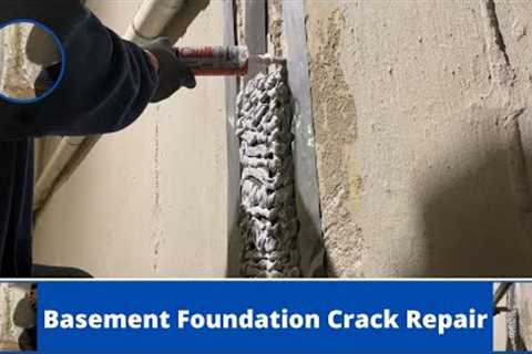 Basement Foundation Crack Repair