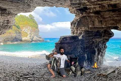 3 DAYS solo survival on Island (NO FOOD, NO SHELTER) Catch and Cook, FISHING - Bushcraft  Camping