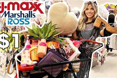 Shopping the YELLOW TAG SALE at TJMAXX, MARSHALLS, &amp; ROSS! $1 JACKPOT