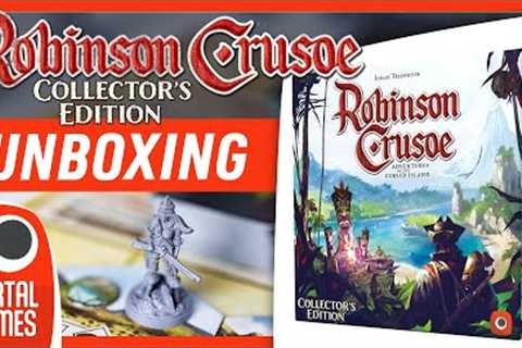 Robinson Crusoe - COLLECTOR'S EDITION | Unboxing | Boardgames