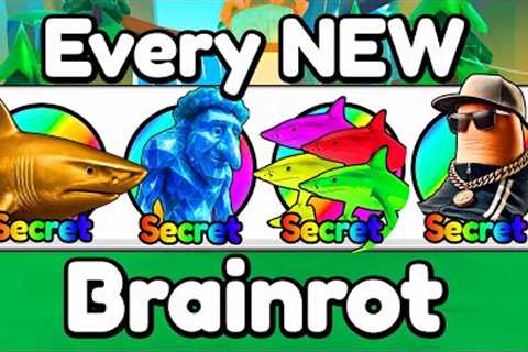 EVERY *NEW* BRAINROT in Brainrot Evolution Update!