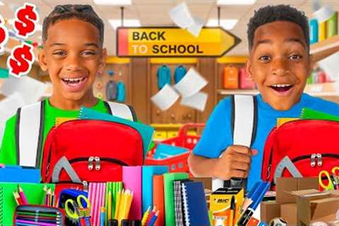 BACK TO SCHOOL SUPPLIES SHOPPING **NO BUDGET**