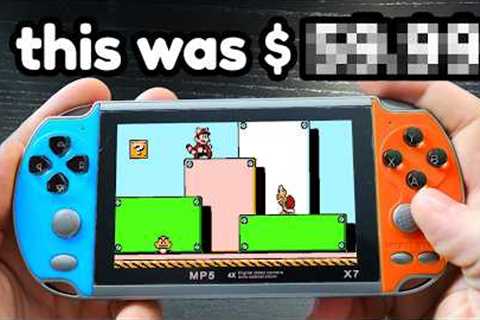 I bought knock-off game consoles. it was awful