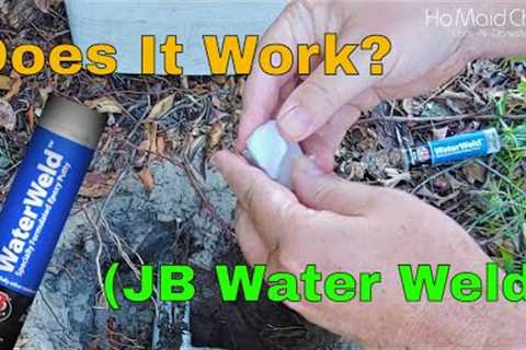 Does It Work? JB Water Weld To Fix Irrigation Pipe