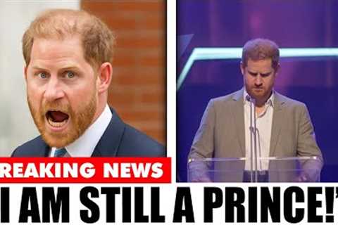 Harry FURIOUS After Being PUBLICLY DISRESPECTED At TV Awards