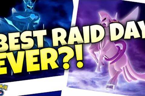 THE BEST RAID DAY EVER??  Origin Forme Palkia and Dialga Returns to Pokémon GO!!