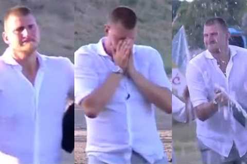 Nikola Jokic in tears after winning famous horse race 🥲
