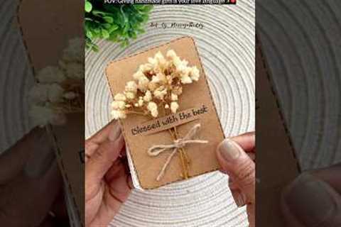 Handmade cards for your loved ones | easy gift card ideas #diy #craft #handmade #giftideas #couple