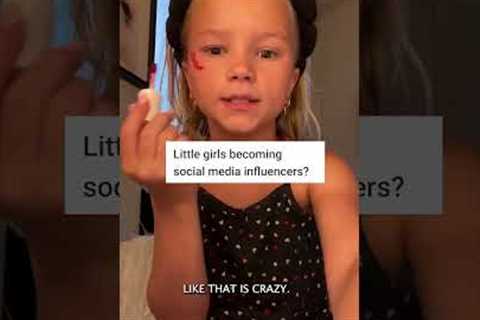 Little Girls Becoming Social Media Influencers? 😳