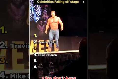 Celebrities Falling off stage | #shorts #funny #usashorts #usa #fails