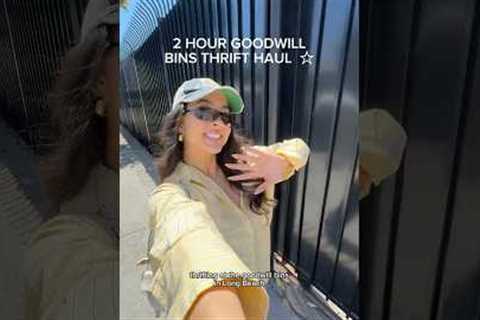 INSANE 2 HOUR GOODWILL BINS HAUL🛒 new location unlocked! #thrifting #thrifthaul #thriftwithme
