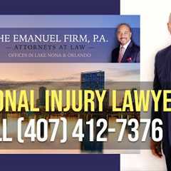 Personal Injury Lawyer | Call Top Personal Injury Attorney, The Emanuel Firm, P.A.