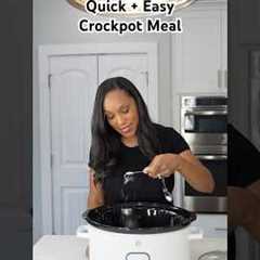 Easy crockpot meal idea that’s kid approved 😋#crockpotmeal #crockpotcooking #crockpotrecipes