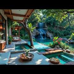 Morning Jazz Under the Trees | Outdoor Cabin Forest Jazz in Morning To Calm Your Mind