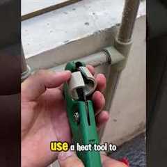 DIY Pipe Repair in Under a Minute  #plumbingtime #plumbing