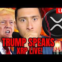 XRP TRUMP BIG ANNOUNCEMENT LIVE!🔴100 Billion Dollars