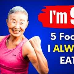 I eat TOP 5 Food and Don't Get OLD! Japan's OLDEST Fitness Instructor 92 yr old Takishima Mika