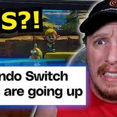 Nintendo INCREASES Switch Price TODAY?! $400 for SWITCH 1 NOW!!