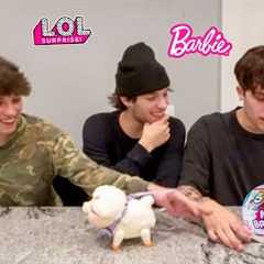 20 year olds playing with kids toys.