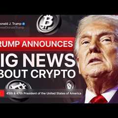 LIVE: Trump Announces Major Crypto News — Speech That Will Transform the Crypto Industry