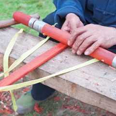 Chinese Master Carpenter Makes Hand Drills That Work Without Electricity！Admirable！#craftsman#drill