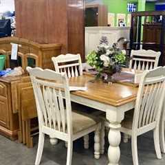 GOODWILL SHOP WITH ME FURNITURE SOFAS ARMCHAIRS TABLES KITCHENWARE DECOR SHOPPING STORE WALK THROUGH